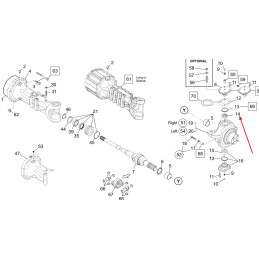 Tuleja sworznia zwrotnicy 20122225  3516,5