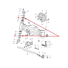 Osłona łożyska zwrotnicy Deutz  215190450