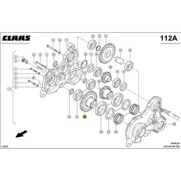Koło zębate przekładni Z28 zamiennik 0009331361