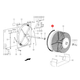 Szczotka uszczelniająca 880mm  100014.0