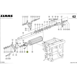 Czop walca wciągającego (brąz) zamiennik 9864800