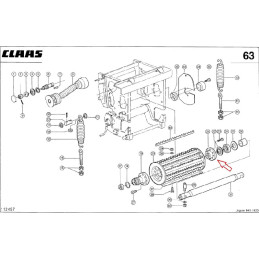 PIASTA WALCA WCIĄGAJĄCEGO zamiennik 0009844650