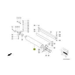 Walec gładki CLAAS JAGUAR 830-980 zamiennik 0009061530