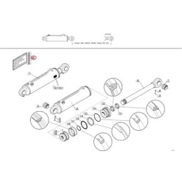 Zestaw naprawczy siłownika kompensacji 601659