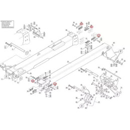 Ślizg wysięgnika, teleskopu MANITOU 218962