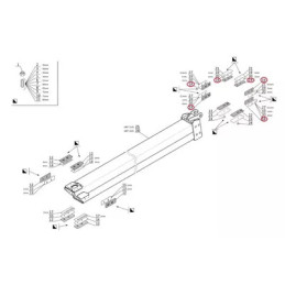 Ślizg wysięgnika, teleskopu MANITOU 218968