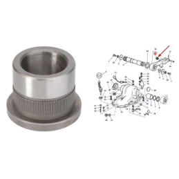 Tuleja Ramienia Tylnego Podnośnika Massey Ferguson 3796050M1