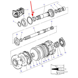 Pierścień uszczelniający 3699126M2