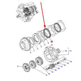 Tarcza cierna Massey Ferguson 3381495M1