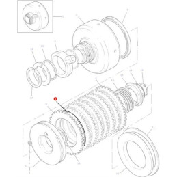 Tarcza cierna sprzęgła Massey 1688532M1