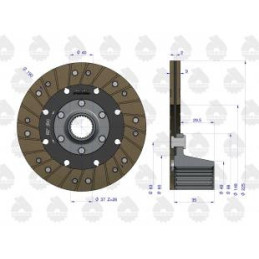 Tarcza sprzęgła napędu przekaźnika II stopnia C-330 ORYGINAŁ URSUS