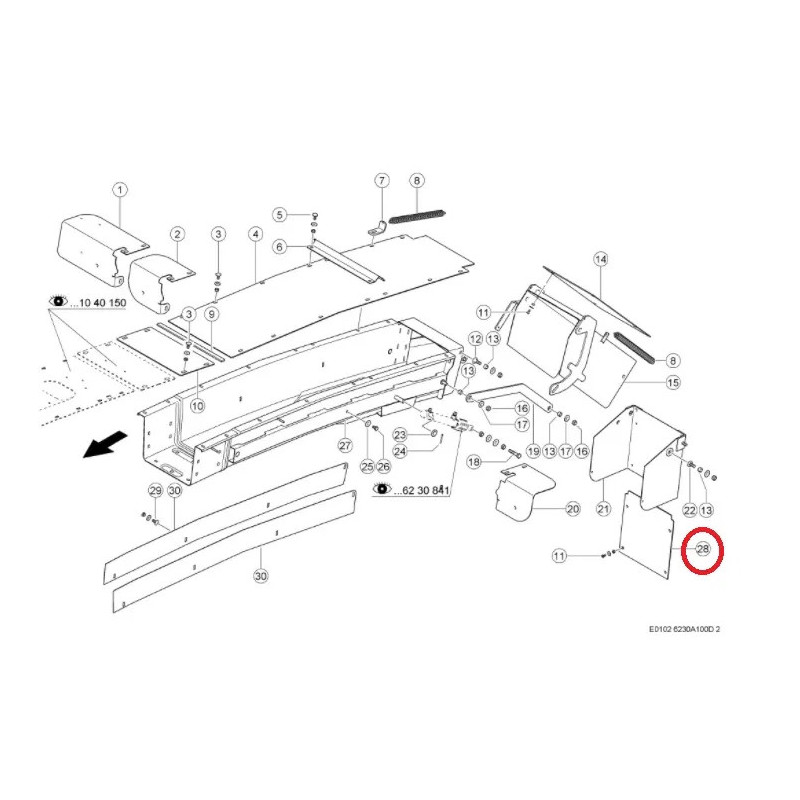 BLACHA ŚCIERALNA KOŃCÓWKI 1303190