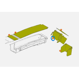kierownica wyrzutu  930-980 końcówka tunelu 1409622