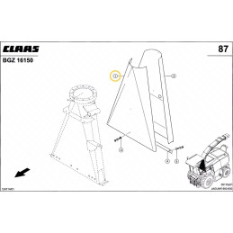 Wkład blacha komina wentylatora zamiennik 0000786601