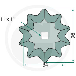 NÓŻ GWIAZDKOWY  24479079  /  527527318