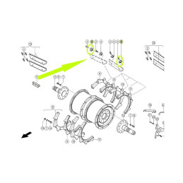 Zacisk noża zewnętrzny oryginał claas 0013189151 1318.915.1
