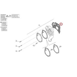 Uszczelka pompy wody MANITOU 604988