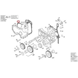 Uszczelka pokrywy rozrządu MANITOU 702056
