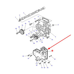 USZCZELKA POKRYWY ROZRZĄDU PERKINS 4224629M1