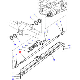 WAŁ NAPĘDOWY MASSEY FERGUSON 3384107M1