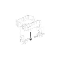 Tulejka osi przedniej Massey  3387822m1