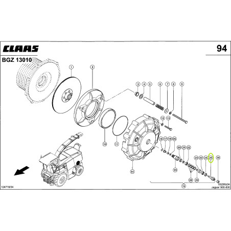 Końcówka zaworu m14x1,5 0006492830