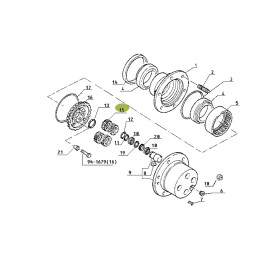 SATELITA CASE RENAULT CLAAS CARRARO 23-Z 6000103649