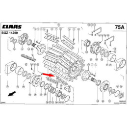 Listwa noża zamiennik 0009846752