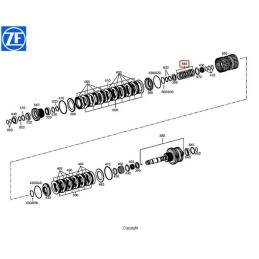 SPRERZYNA KOCZA SPRZEGŁA 0501330753 ZF