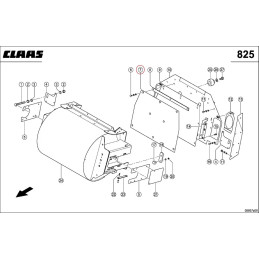 Blacha ścieralna wentylatora zamiennik 0001417001