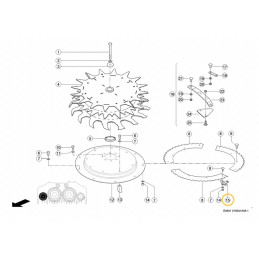 Skrobak ZGARNIAK  ORYGINAŁ 0003831450