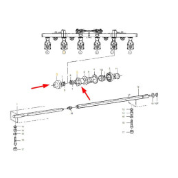 Sprzęgło kłowe 6-kątne LCA69654