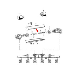 Wałek sprzęgła głównego LCA 70125