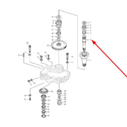 Wałek przekładni   LCA 73418