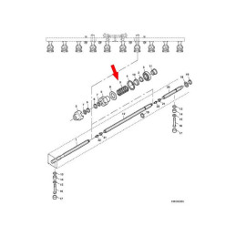 Sprężyna dociskowa sprzęgła LCA64574