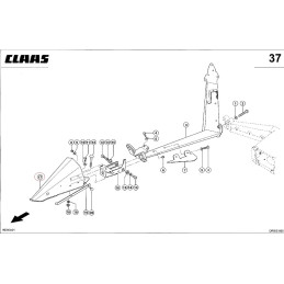 Dziób, Rozdzielacz łanu zamiennik Lewy 000 9328843