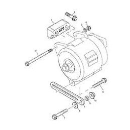 Napinacz alternatora renault claas oryginał 36155429