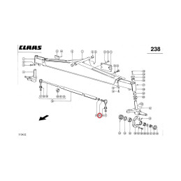 przegub układu kierowniczego Claas 694264.0