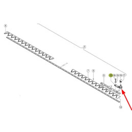 Główka kosy DOMINATOR CL-6701201, 1001444