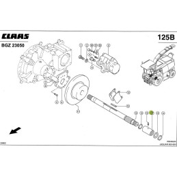 Tuleja Z21 napędu zwolnicy zamiennik 0006694630