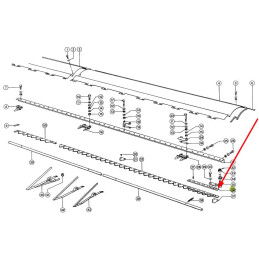 Listwa łącząca kosy 670142