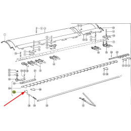Ostrze zgarniaka 616998