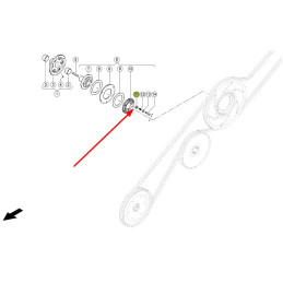 SPRĘŻYNA SPRZĘGŁA ORYGINAŁ CLAAS 0006443930