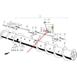 Uchwyt palca bębna 6458301