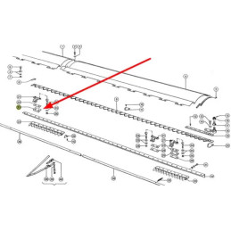 PROWADNICA KOSY 522181