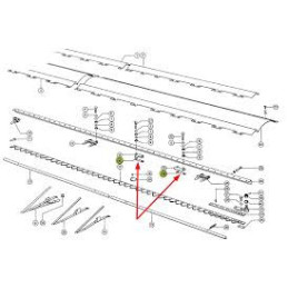 Podkładka docisku kosy 673753