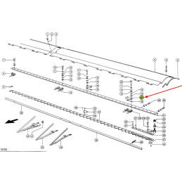 CLAAS ORYGINAŁ 0006267482 DOCISK KOSY