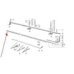 NOŻYK KOSY KOŃCOWY CLAAS ORYGINAŁ  000611204