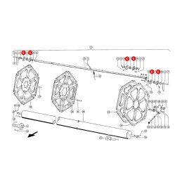 OBUDOWA TULEJKI MOTOWIDEŁ CLAAS 626511 FI-42mm