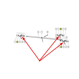 Panewka ślizgowa drążka motowideł 609965